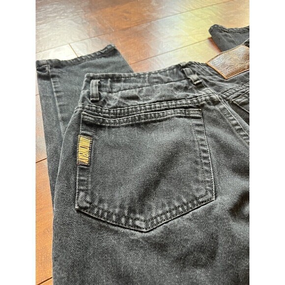 Vintage Union Bay Black Y2K Blue Revolution Sz 8P - Picture 11 of 11